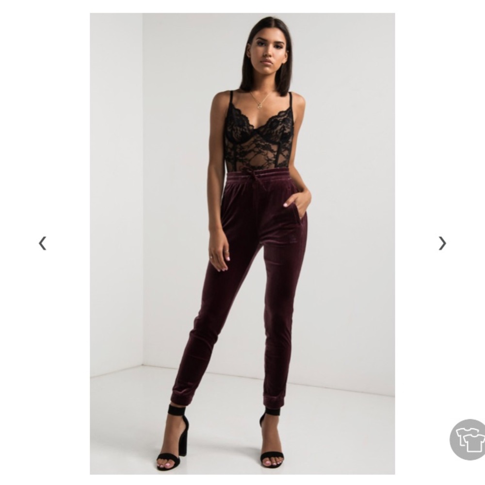 NWT Adidas Originals Velvet Track Pants